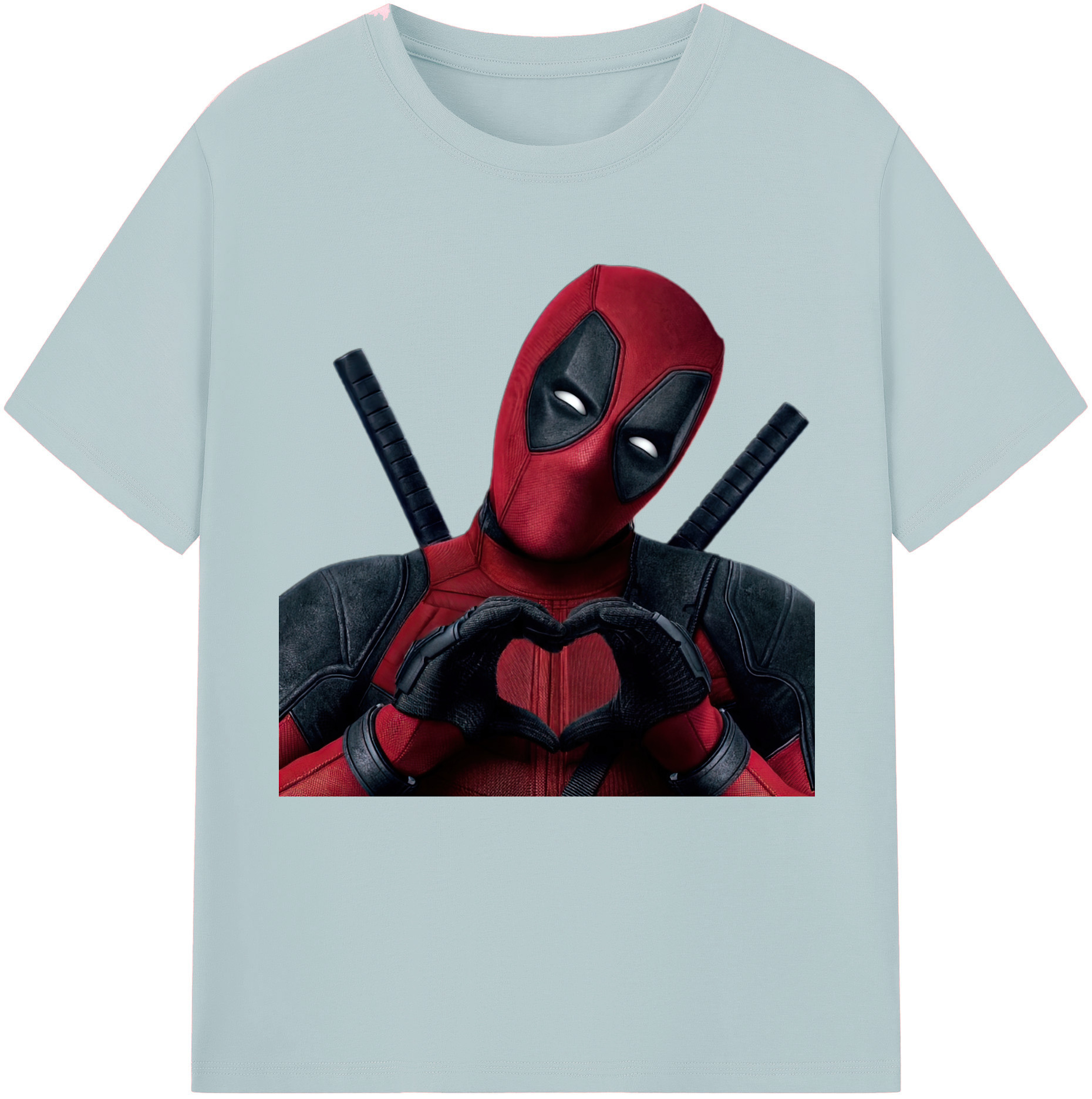 （画像用） Deadpool デッドプール 綿100％半袖Tシャツ（フロントプリント）